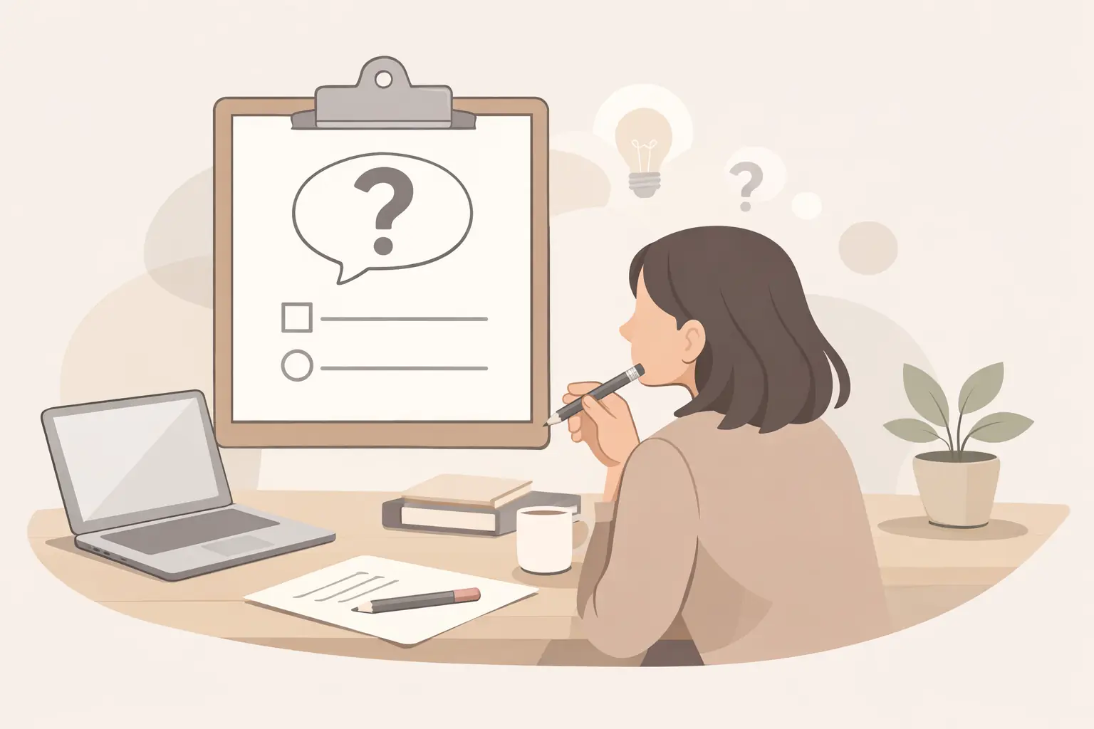 Start with one clear test question
